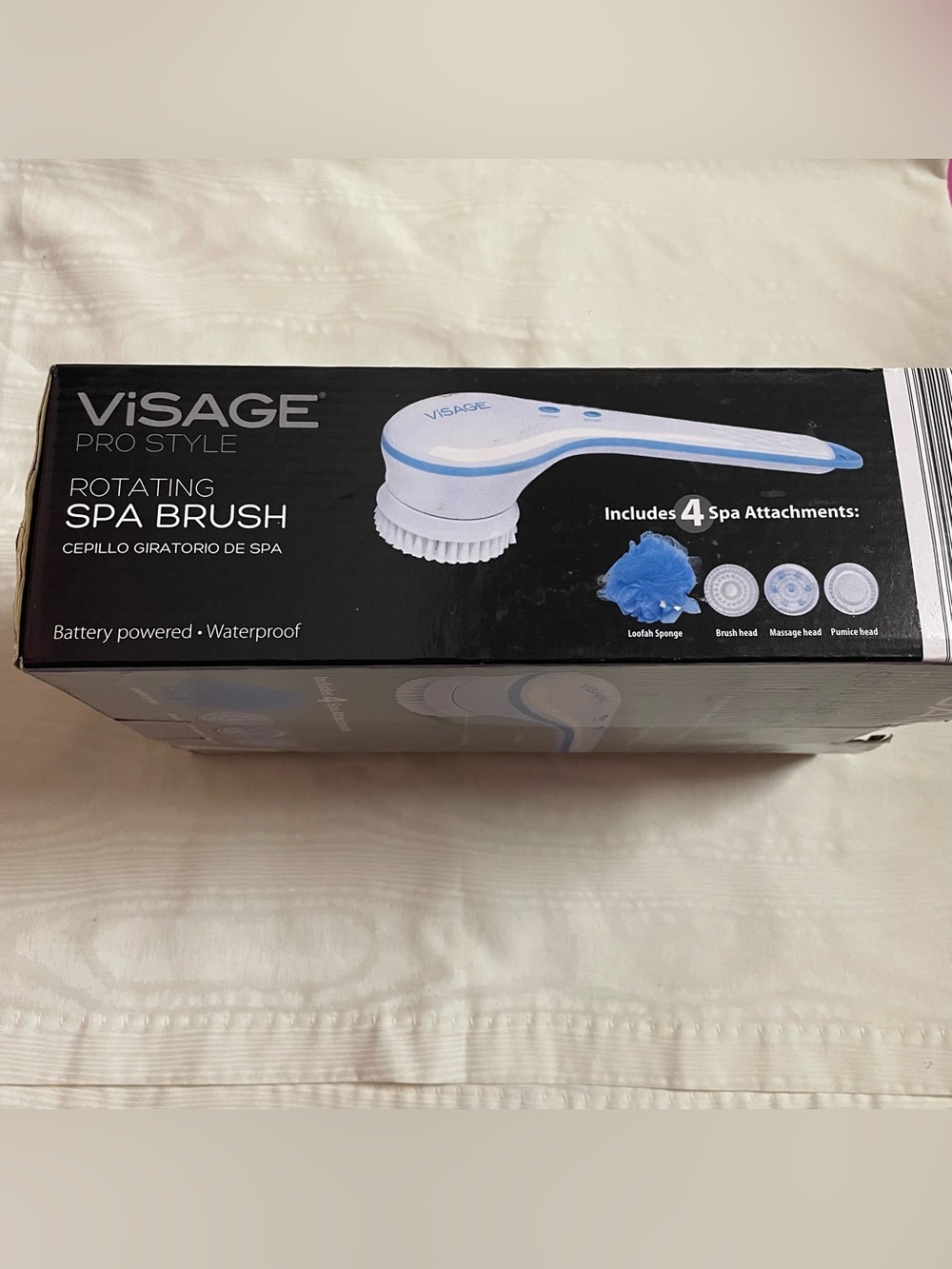 Visage Pro Style Rotating Spa Brush, No Batteries or Manual Included - Picture 7 of 8